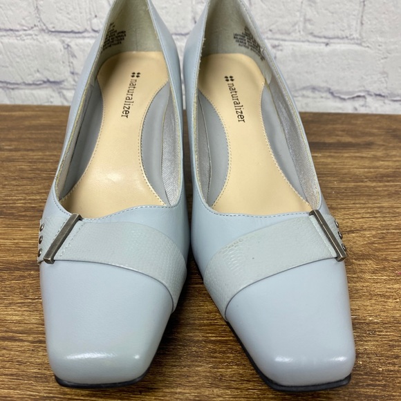 NATURALIZER vintage grey leather heel shoes| 6.5 - Picture 6 of 12